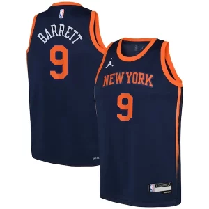 Comodo RJ Barrett New York Knicks Jordan Brand Youth Swingman Jersey Statement Navy