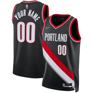 Sofisticado Versátil Delicioso Portland Trail Blazers Nike 2021/22 Diamond Swingman Custom Jersey Icon Edition Black