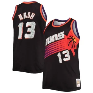 Sofisticado Steve Nash Phoenix Suns Big & Tall 1996/97 NBA 75th Anniversary Diamond Swingman Jersey Black