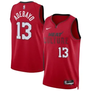 Exquisito Resistente Bam Adebayo Miami Heat Nike Unisex 2024/25 Swingman Player Jersey City Edition Red