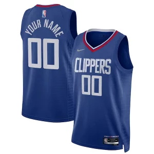 Increíble LA Clippers Nike 2021/22 Diamond Swingman Custom Jersey Icon Edition Royal