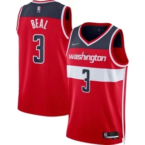 Fácil de llevar Clásico Bradley Beal Washington Wizards Nike 2021/22 Diamond Swingman Jersey Icon Edition Red