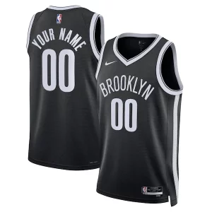 Maravilloso Estupendo Brooklyn Nets Nike Unisex Swingman Custom Jersey Black Icon Edition