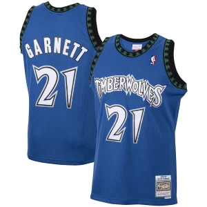 Fácil de llevar Fantástico Exquisito Kevin Garnett Minnesota Timberwolves 2001/02 Hardwood Classics Swingman Jersey Blue