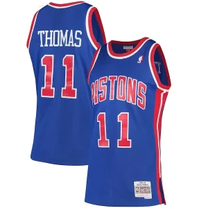 Delicioso Atractivo Isiah Thomas Detroit Pistons 1988/89 Hardwood Classics Swingman Jersey Blue