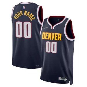 Versátil Denver Nuggets Nike 2021/22 Diamond Swingman Custom Jersey Icon Edition Navy
