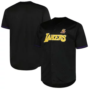 Moderno Delicioso Maravilloso Los Angeles Lakers Profile Big & Tall Pop Jersey Black