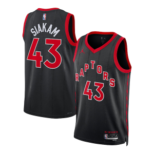 Lujoso Elegante Pascal Siakam Toronto Raptors Jordan Brand Unisex Swingman Jersey Statement Edition Black