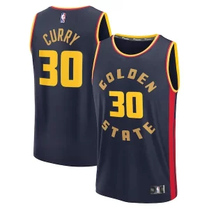 Moderno Hermoso Genial Stephen Curry Golden State Warriors 2024/25 Fast Break Player Jersey City Edition Navy