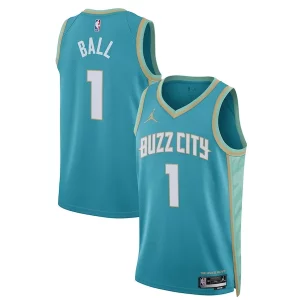 Elegante Chulo LaMelo Ball Charlotte Hornets Jordan Brand Unisex 2023/24 Swingman Jersey Teal City Edition