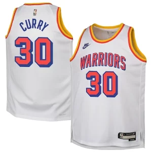 Comodo Original Stephen Curry Golden State Warriors Nike Youth 2024/25 Swingman Jersey White Classic Edition
