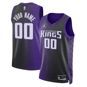 Chulo Hermoso Sacramento Kings Jordan Brand Unisex Swingman Custom Jersey Statement Edition Purple