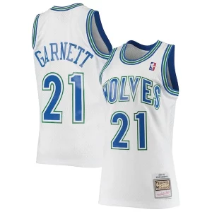 Versátil Delicioso Fantástico Kevin Garnett Minnesota Timberwolves 1995/96 Hardwood Classics Swingman Jersey White