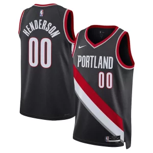 Perfecto Versátil Genial Scoot Henderson Portland Trail Blazers Nike Unisex 2023 NBA Draft Swingman Jersey Icon Edition Black
