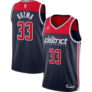 Lujoso Versátil Cool Kyle Kuzma Washington Wizards Jordan Brand Unisex Swingman Jersey Statement Edition Navy