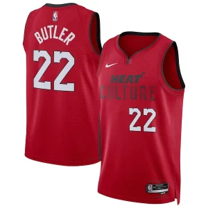 Duradero Perfecto Jimmy Butler Miami Heat Nike Unisex 2024/25 Swingman Player Jersey City Edition Red