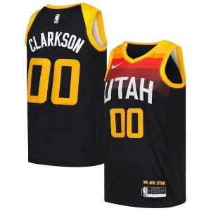 Bonito Comodo Duradero Jordan Clarkson Utah Jazz Nike Swingman Player Jersey City Edition Black