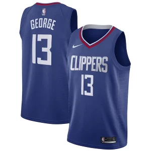 Increíble Paul George LA Clippers Nike 2019/20 Swingman Jersey Blue Icon Edition