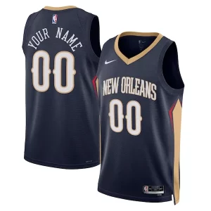 Ideal Moderno New Orleans Pelicans Nike Unisex 2022/23 Swingman Custom Jersey Navy Icon Edition