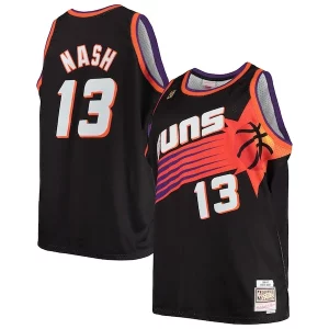 Chulo Elegante Práctico Steve Nash Phoenix Suns 1996/97 Big & Tall Hardwood Classics Swingman Jersey Black/White