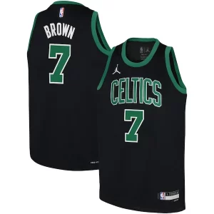 Lujoso Jaylen Brown Boston Celtics Jordan Brand Youth Swingman Jersey Statement Edition Black