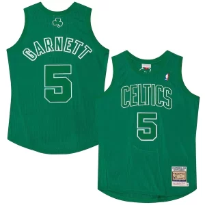 Genial Kevin Garnett Boston Celtics 2012 Authentic Player Jersey Kelly Green