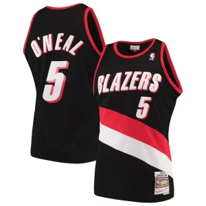 Increíble Elegante Jermaine O'Neal Portland Trail Blazers 1999/00 Hardwood Classics Swingman Jersey Black