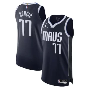 Original Bonito Luka Dončić Dallas Mavericks Jordan Brand Authentic Player Jersey Statement Edition Navy