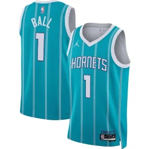 Bonito Atractivo LaMelo Ball Charlotte Hornets Jordan Brand Unisex Swingman Jersey Icon Edition Teal/White