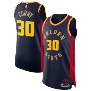 Maravilloso Hermoso Cool Stephen Curry Golden State Warriors Nike 2024/25 Authentic Player Jersey City Edition Navy
