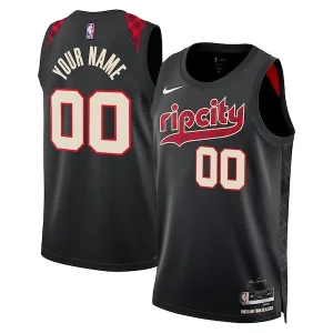 Encantador Portland Trail Blazers Nike Unisex 2023/24 Custom Swingman Jersey Black City Edition