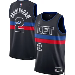 Estupendo Atractivo Cade Cunningham Detroit Pistons Jordan Brand Unisex Swingman Jersey Statement Edition Black