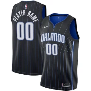 Perfecto Encantador Orlando Magic Nike 2020/21 Swingman Custom Jersey Icon Edition Black/White