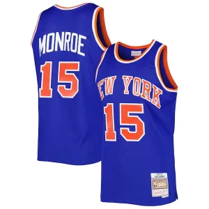 Moderno Genial Práctico Earl Monroe New York Knicks 2001/02 Hardwood Classics Swingman Jersey Blue