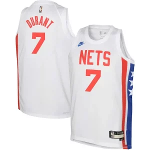Robusto Comodo Kevin Durant Brooklyn Nets Nike Youth 2022/23 Swingman Jersey White Classic Edition