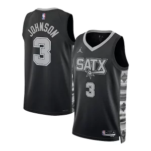 Resistente Bonito Keldon Johnson San Antonio Spurs Jordan Brand Unisex Swingman Jersey Statement Edition Black