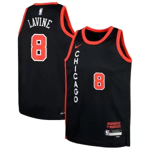 Versátil Zach LaVine Chicago Bulls Nike Youth Swingman Replica Jersey City Edition Black