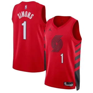 Sofisticado Anfernee Simons Portland Trail Blazers Jordan Brand Unisex Swingman Jersey Statement Edition Red