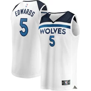 Duradero Atractivo Exquisito Anthony Edwards Minnesota Timberwolves Youth Fast Break Replica Player Jersey Association Edition White