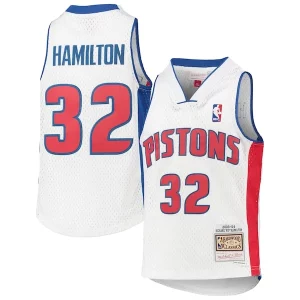 Sofisticado Richard Hamilton Detroit Pistons Youth 2003/04 Hardwood Classics Swingman Jersey White