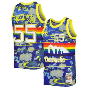 Chulo Dikembe Mutombo Denver Nuggets Hardwood Classics Lunar New Year Swingman Jersey Blue