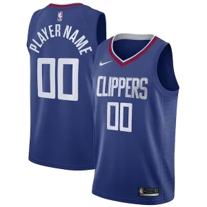Comodo Exquisito LA Clippers Nike 2020/21 Swingman Custom Jersey Icon Edition Royal