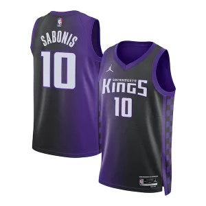 Robusto Chulo Duradero Domantas Sabonis Sacramento Kings Jordan Brand Unisex Swingman Jersey Statement Edition Purple