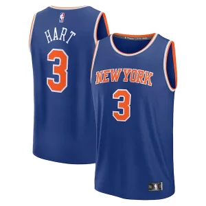 Sofisticado Josh Hart New York Knicks Fast Break Replica Player Jersey Icon Edition Royal