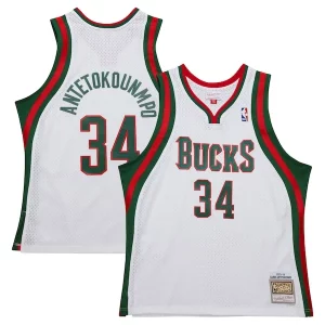 Versátil Hermoso Giannis Antetokounmpo Milwaukee Bucks 2013/14 Hardwood Classics Swingman Jersey White