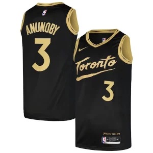Bonito Fácil de llevar OG Anunoby Toronto Raptors Nike Swingman Player Jersey City Edition Black