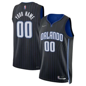 Único Orlando Magic Nike 2021/22 Diamond Swingman Custom Jersey Icon Edition Black