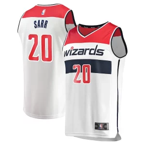 Único Bonito Resistente Alexandre Sarr Washington Wizards Youth Fast Break Replica Player Jersey Association Edition White