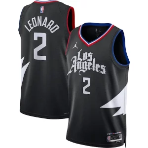 Duradero Kawhi Leonard LA Clippers Jordan Brand Unisex Swingman Jersey Statement Edition Black
