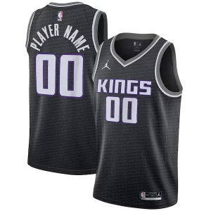 Magnífico Chulo Perfecto Sacramento Kings Jordan Brand Swingman Custom Jersey Statement Edition Black
